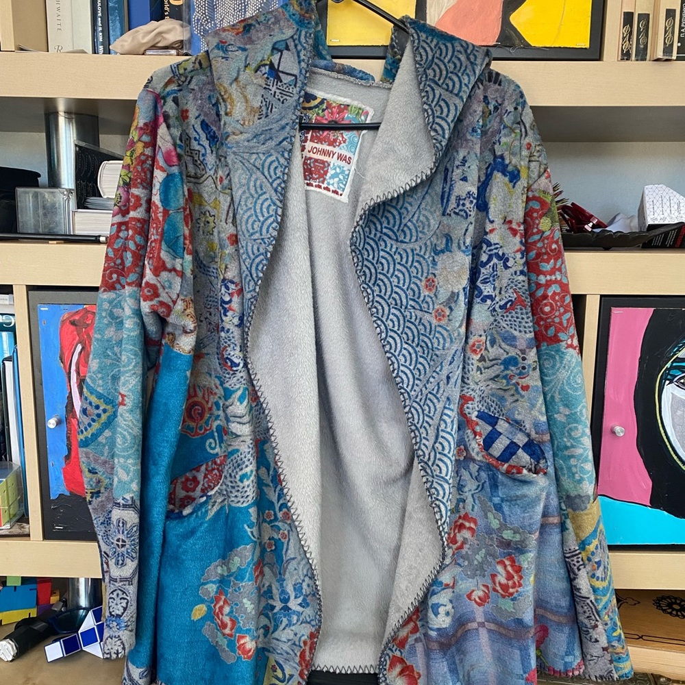 Johnny was fleece jacket hooded size medium